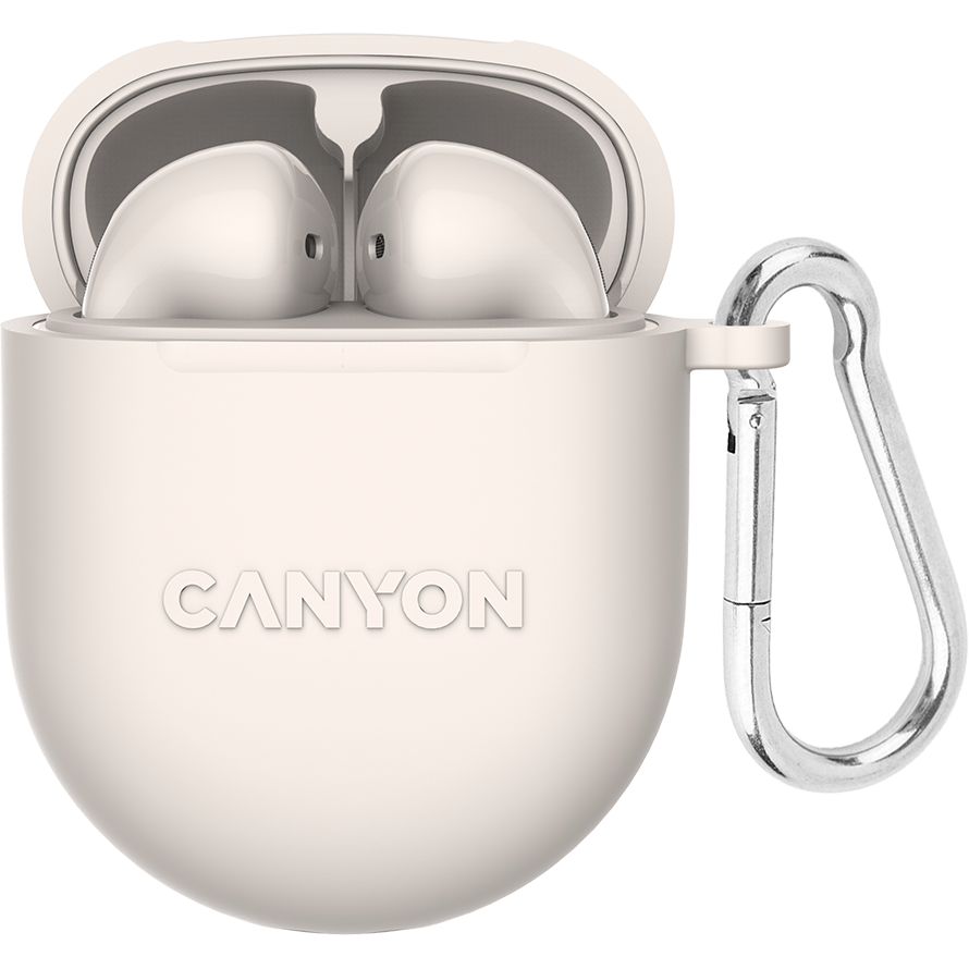 Casti TWS6 Wireless Bej