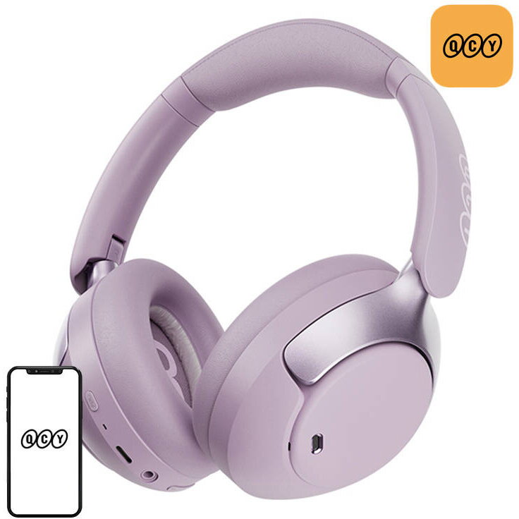 Casti Wireless headphones QCY H3 pro ANC (purple)