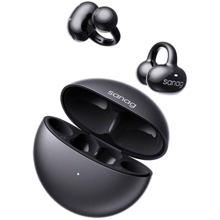 Casti Wireless OWS Headphones Sanag S6S (black)