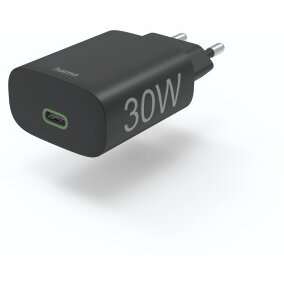 Charger, USB-C, Power Delivery (PD) / Qualcomm®, 30 W, black