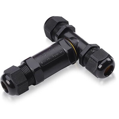 CONECTOR TERMINAL T 8-12MM IP68 - NEGRU