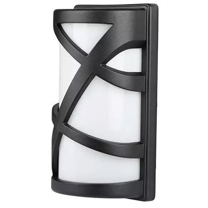 CORP ILUMINAT GRADINA PRINDERE PERETE SOCLU E27 - NEGRU MAT