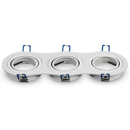 CORP SPOT 3XGU10 ALB UNGHI REGLABIL