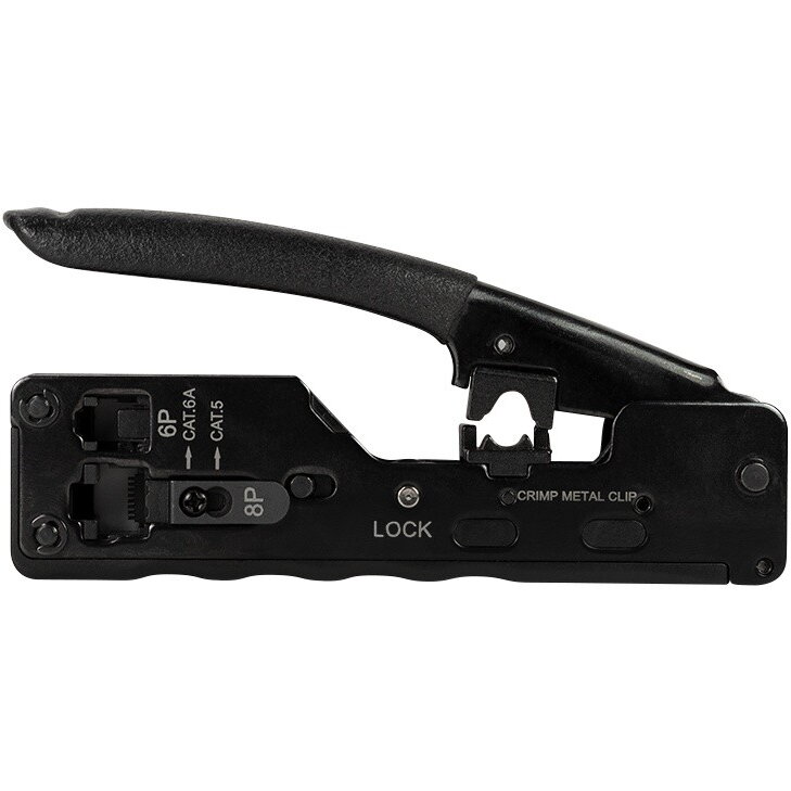 Crimp tool for cat.5e/ 6/6a/7 RJ11/12 WZ0025