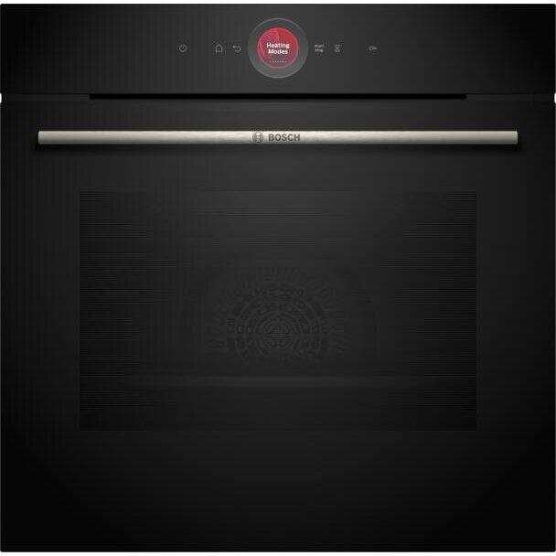 Cuptor incorporabil Bosch Seria 8 HBG7541B1, Electric, 71 l, Multifunctional, 14 functii , Home Connect, Grill, Air Fry, Autocuratare EcoClean Direct, Clasa A+, Negru
