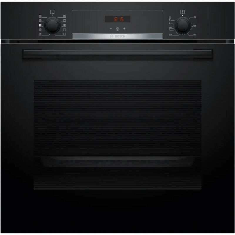 Cuptor incorporabil HQA534BB3, 71 L, Electric, Autocuratare hidrolitica, EcoClean Direct, HotAir Steam, 3D HotAir, Grill, Abur, Clasa A+, Negru