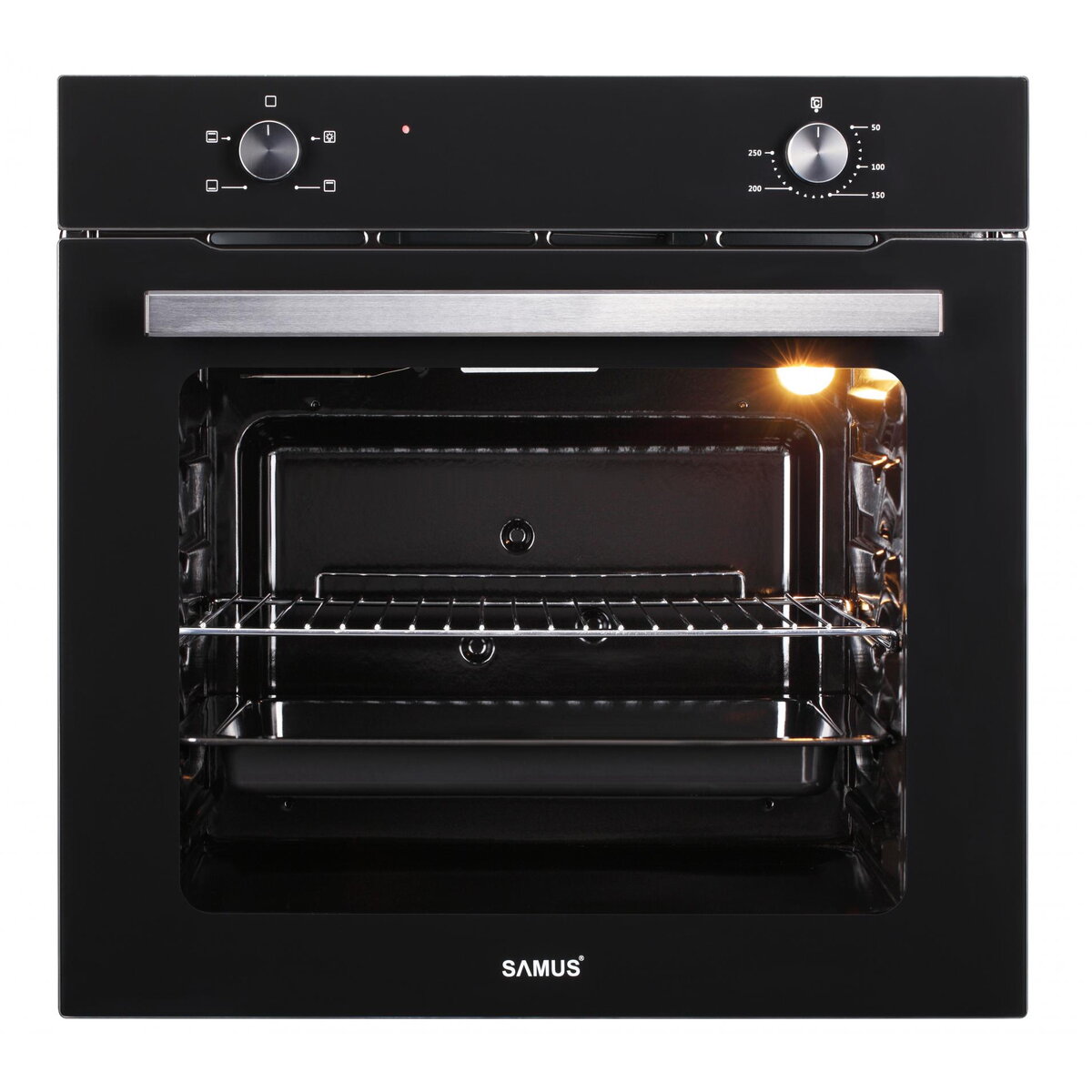 Cuptor incorporabil SC621G4, Electric, 81 litri, Clasa A, Negru