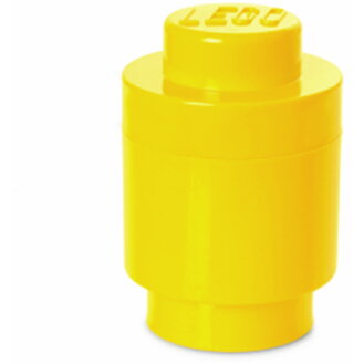 Cutie depozitare rotunda LEGO 1 galben