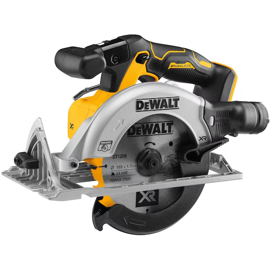 DeWalt DCS565N-XJ Cordless Circular Saw, 18V, Without battery and charger, Yellow, Black