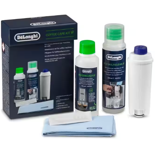 DLSC306 Maintenance Care Kit for Bean to Cup & Espresso Coffee Machines, includes five cleaning accessories