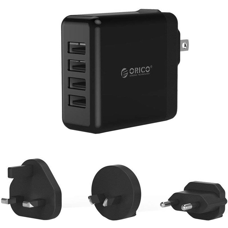 Incarcator retea DSP-4U 4-port Smart Wall Charger for Worldwide Travel
