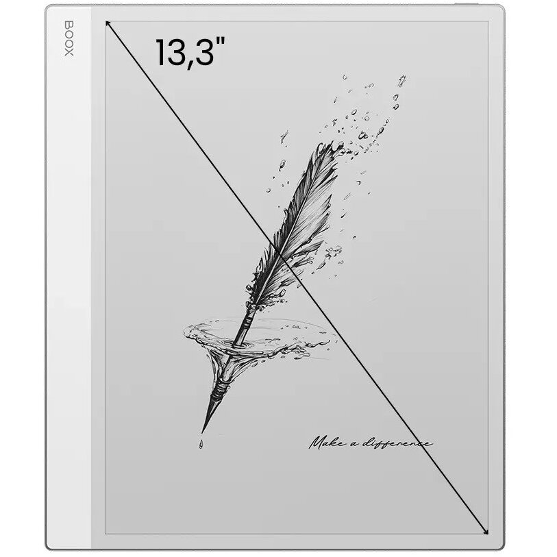 eBook Reader Boox Note Max Display 13.3Inch E-Ink Carta 1300 RAM 6GB Memorie Interna 128GB Wi-Fi Gri