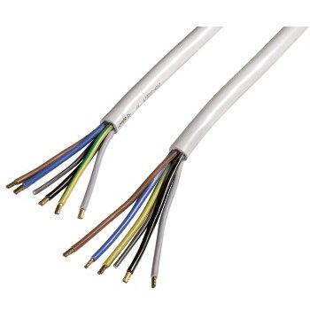 Electric Stove Supply Cable, 1.5 m, white, 1 piece/poly bag