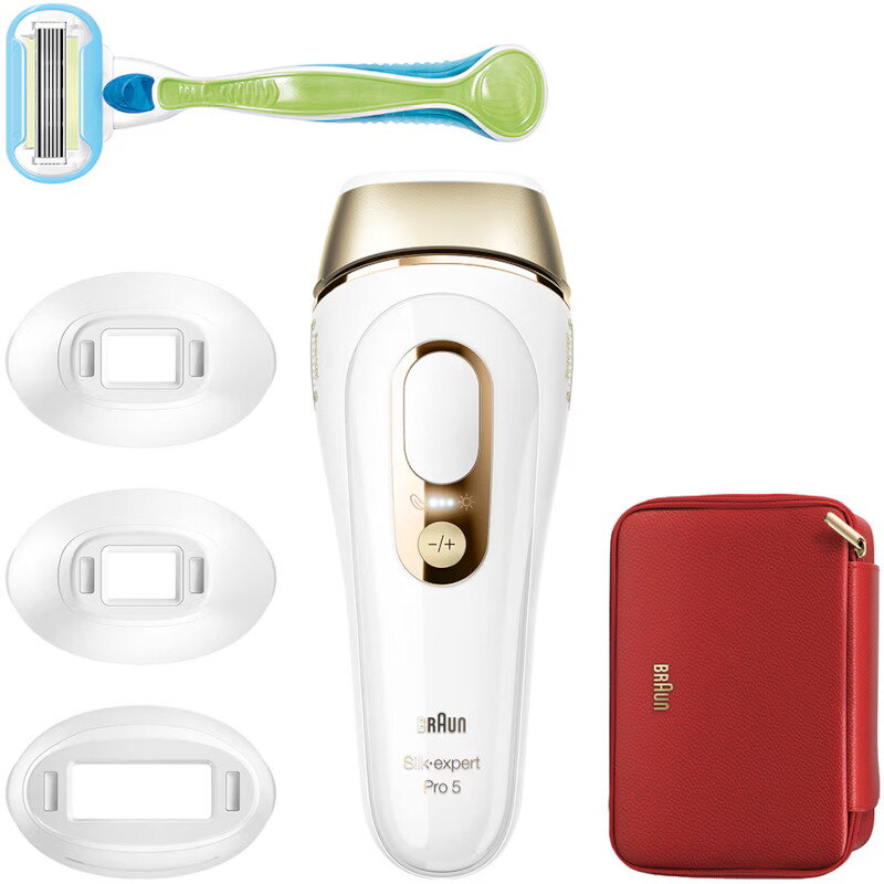 Epilator  IPL Silk-expert PRO 5 PL5382 + Aparat de ras Venus