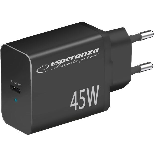 Esperanza EZC108K mains charger 45W Black