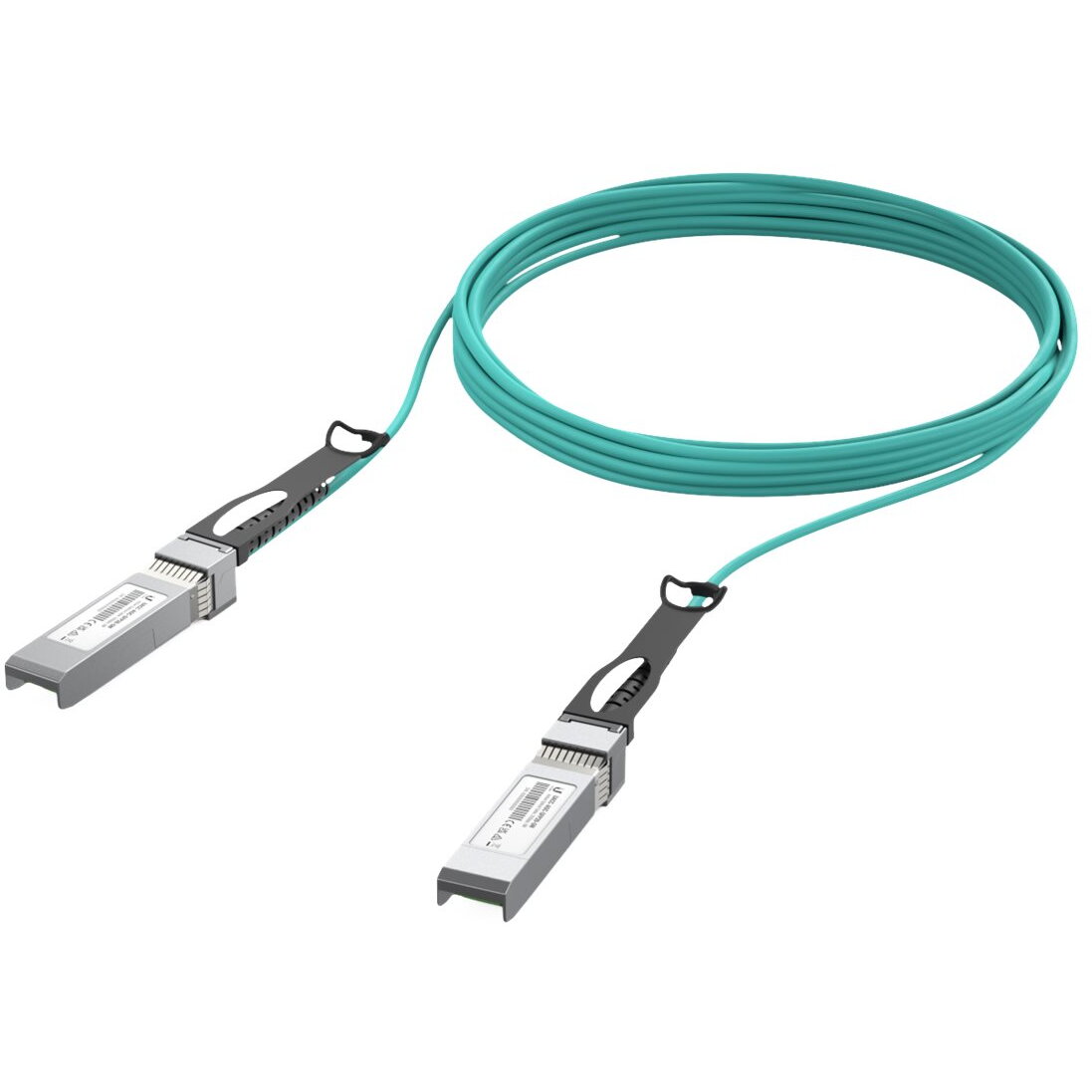 FIBRE OPTIC CABLE SFP+ 5M AQUA