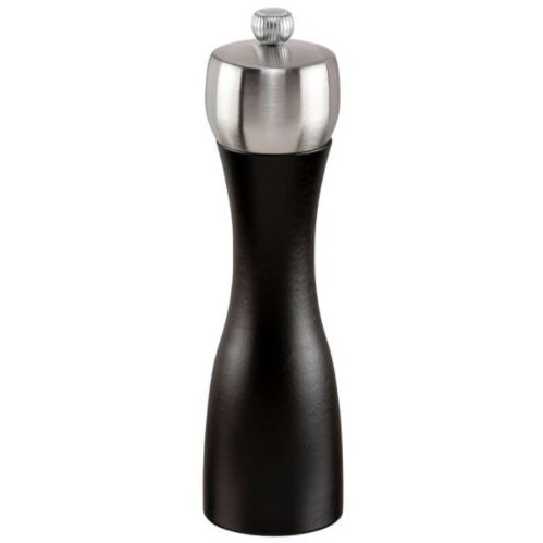 FIDJI rasnita de sare, lemn de fag negru mat 20 cm