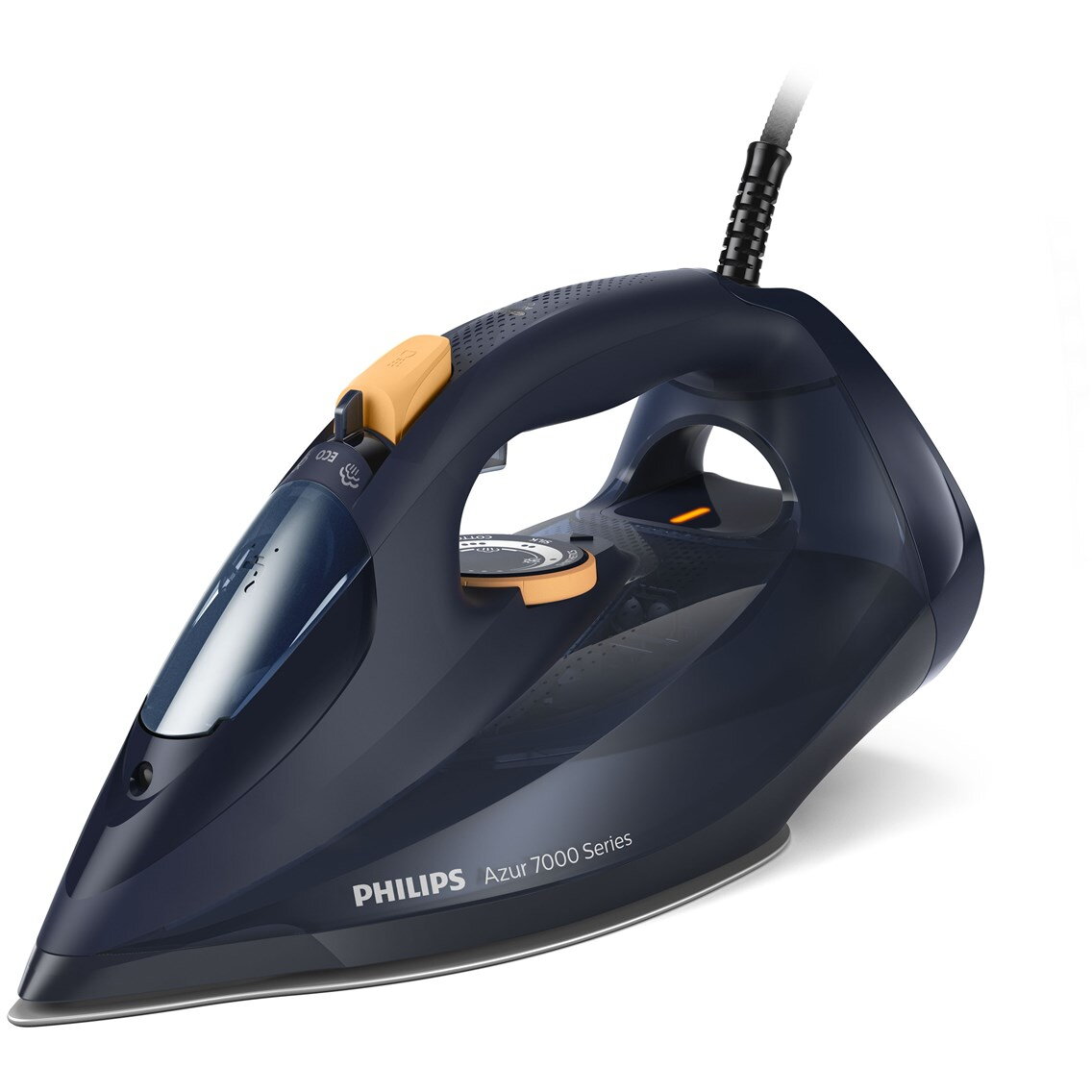 Fier De Calcat Seria 7000 DST7060/20 3000W 250g/min 300ml Talpa SteamGlide Elite Negru/Galben