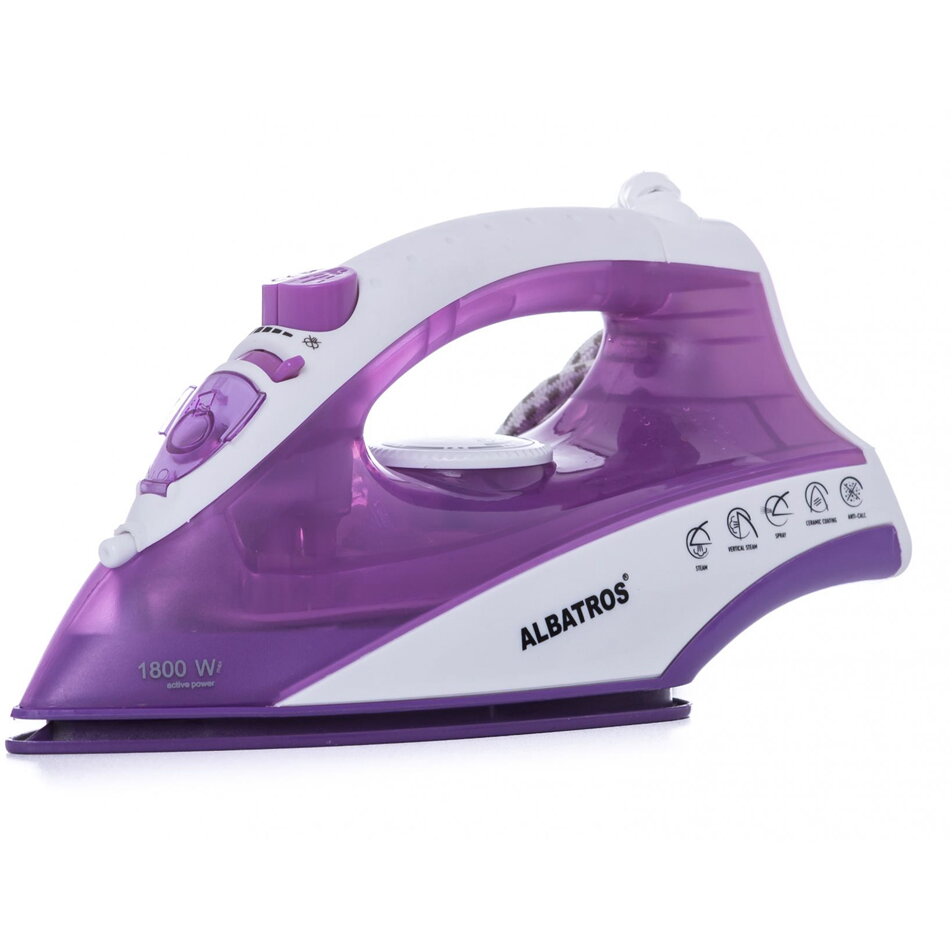 Fier de calcat Jasmine Putere 1800W 170ml Violet