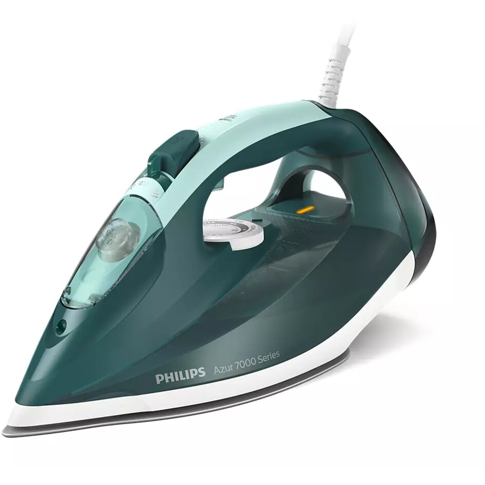 Fier De Calcat Seria 7000 DST7031/70 2800W 250g/min 300ml Talpa SteamGlide Plus Verde/Alb