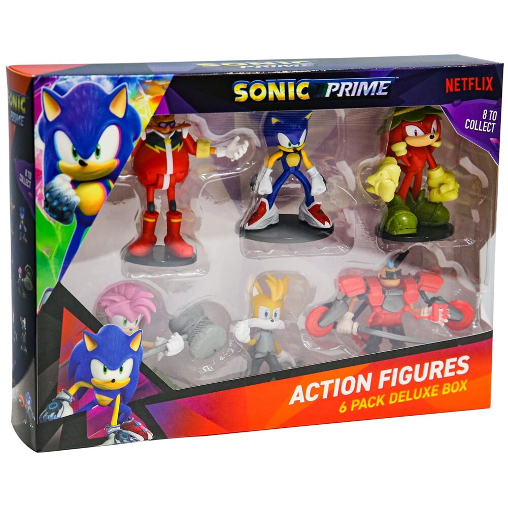 Figurina SONIC PRIME - FIGURKA AKCJI - ZESTAW 6 FIGUREK [DELUXE BOX]