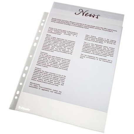 File protectie Esselte Standard, A4, 25 bucati/set - Pret/set