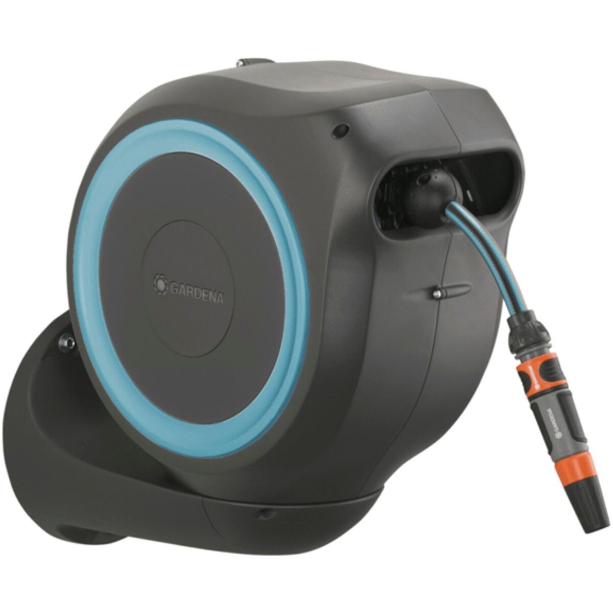 Furtun Gradina cu Montare pe Perete RollUp S (turquoise) 15 m