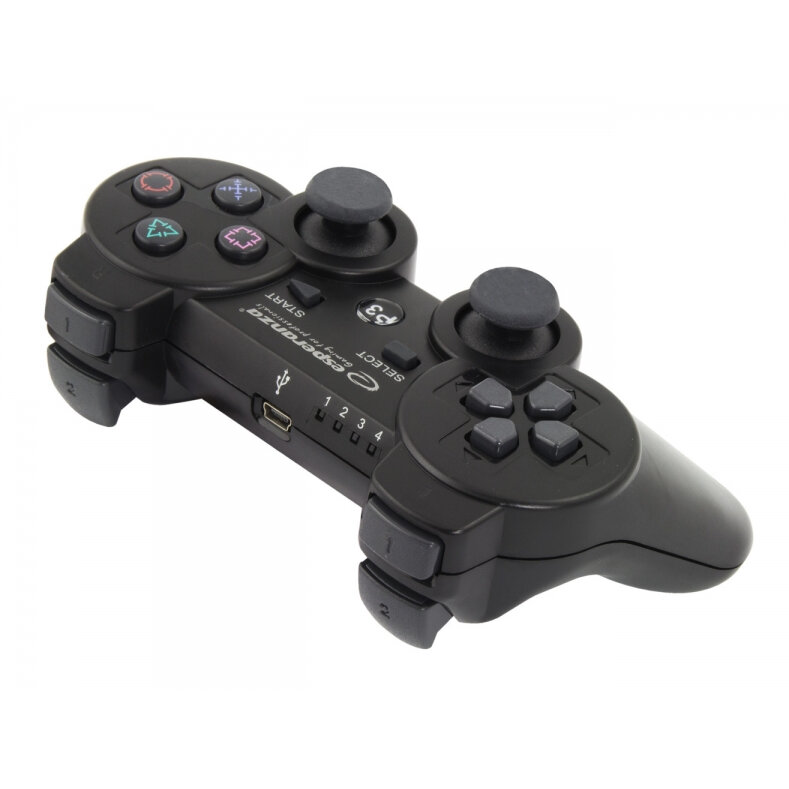 Gamepad Fara Fir Cu Vibratii EGG109K Compatibil Playstation 3 Bluetooth 12 Butoane Negru