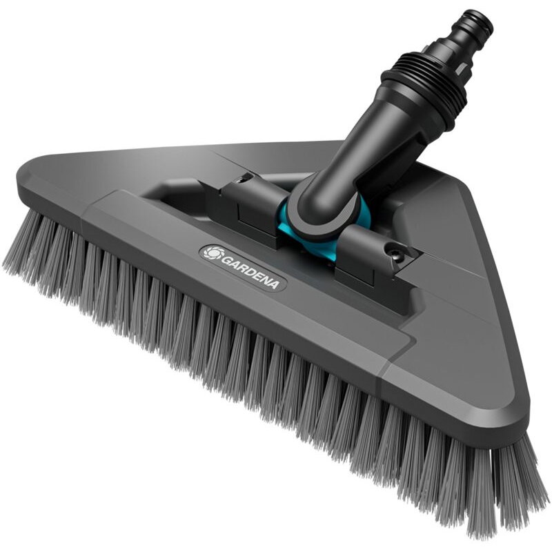 Cleansystem handle brush soft flex, washing brush (grey, 360 swivel joint)