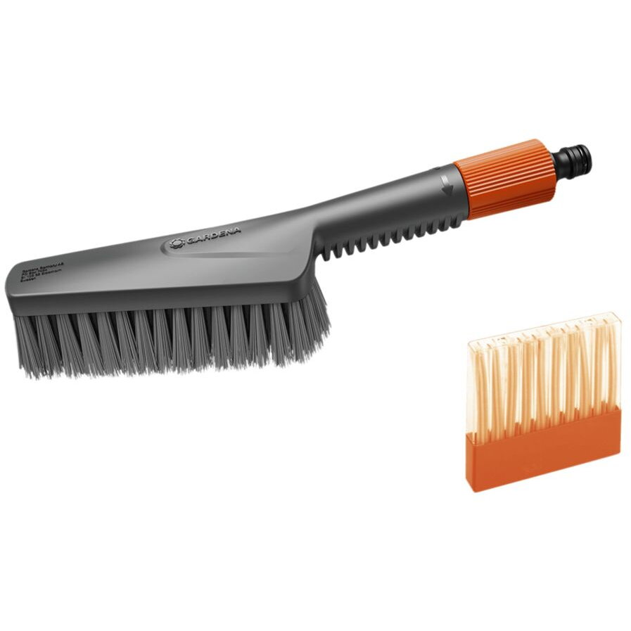 Cleansystem washing set with hand brush S soft, washing brush (grey, incl. 10 soap sticks)