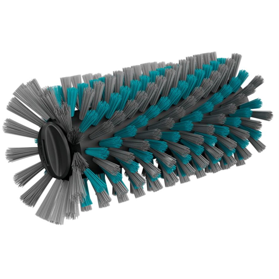 Universal roller brush, for cordless multi-cleaner AquaBrush, washing brush (grey/turquoise, for insensitive surfaces)