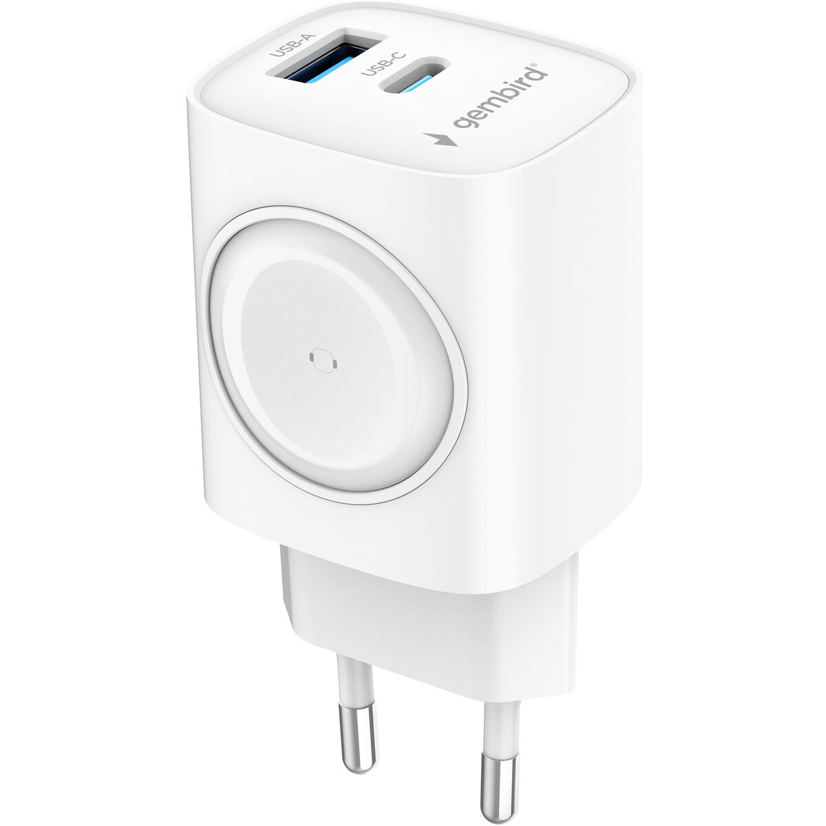 Gembird TA-UC-PDQCW20-01-W 2-in-1 20 W Apple Watch + Phone Fast Charger, White