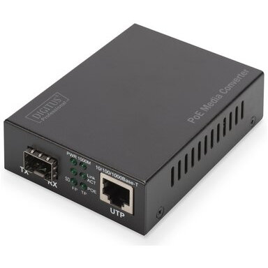 Gigabit PoE Media SFP/RJ45