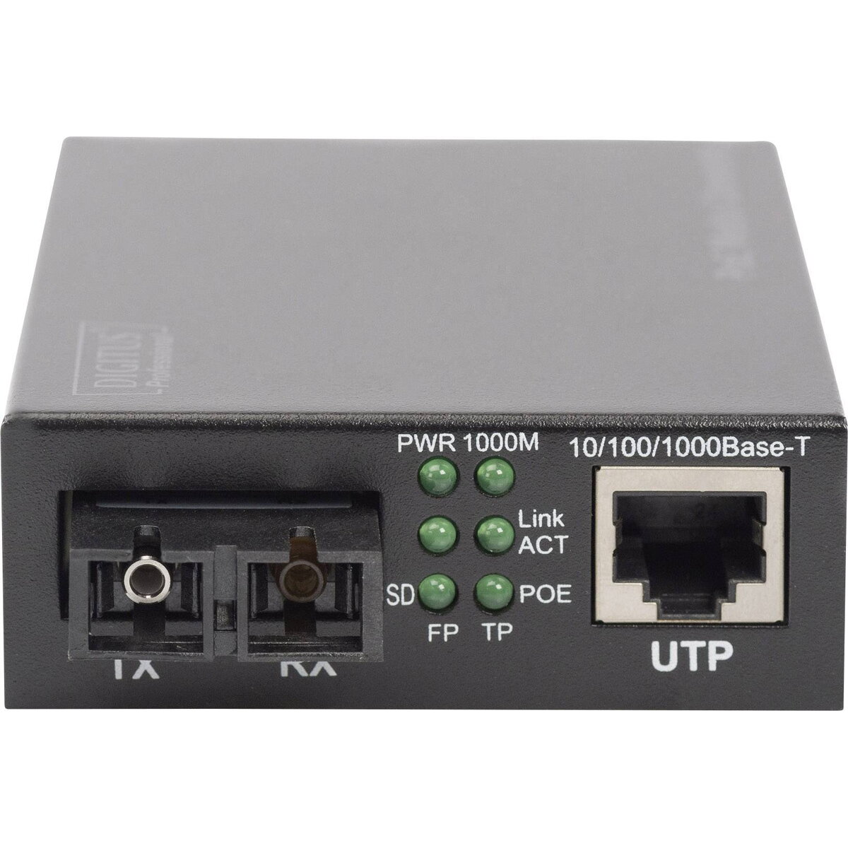 Gigabit PoE   Singlem.Media RJ45/SC SM PSE