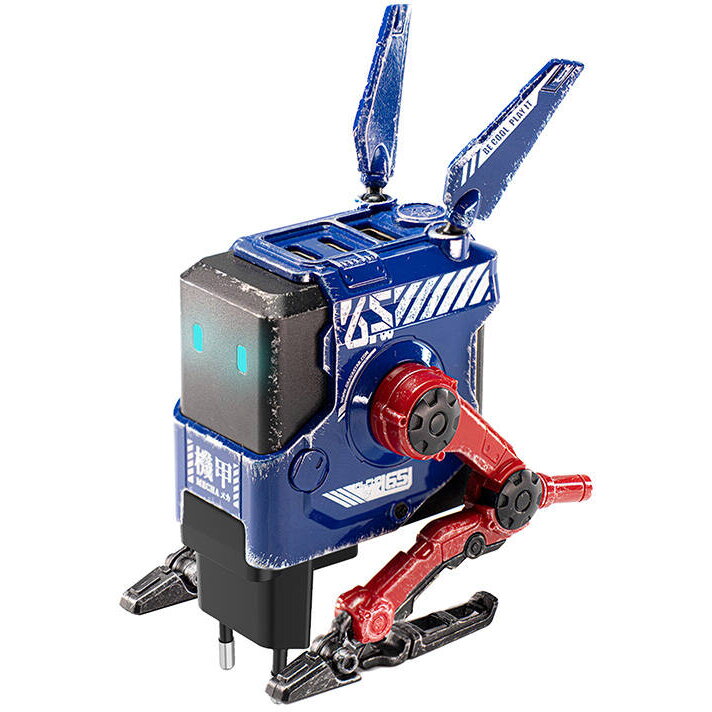 GravaStar Alpha65 65W GaN Fast Charger War Damaged Version Blue