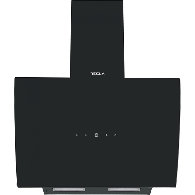 Hota Decorativa DD600AB 60CM 630m3/h Display LED 1 Motor 190W Sticla Negru