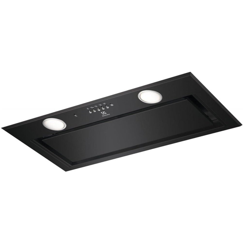 Hota incorporabila integrata LFG716R, Putere de absorbtie 700 m3/h, 1 motor, Conectivitate plita, 54 cm, Negru