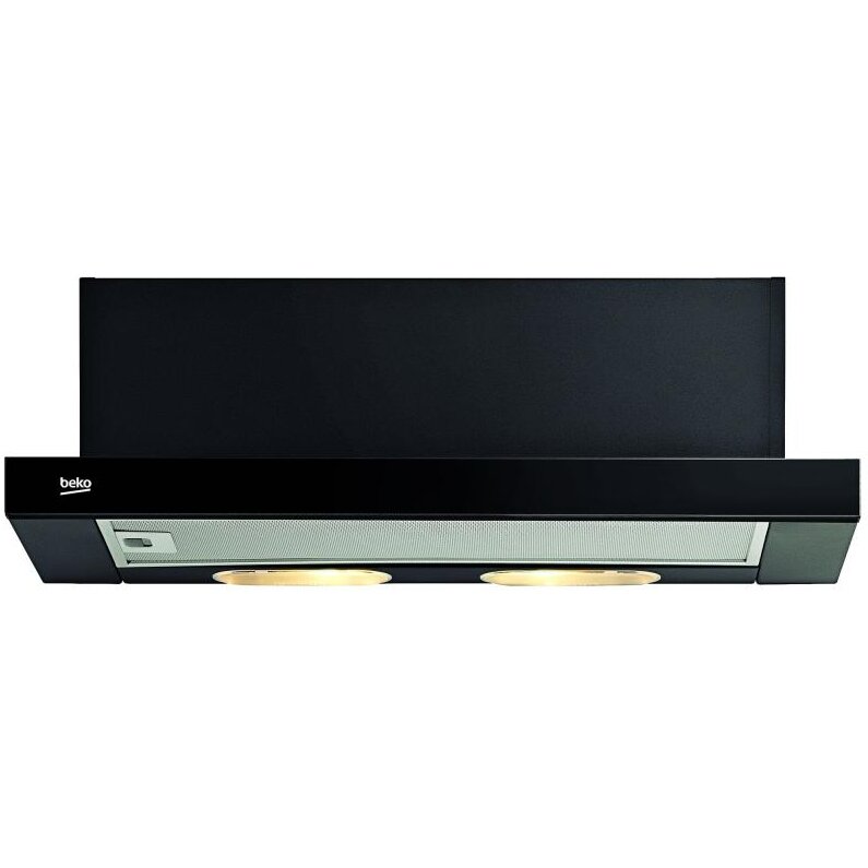 Hota telescopica incorporabila CTB6250B 440 mc/h 1 motor 3 viteze Negru