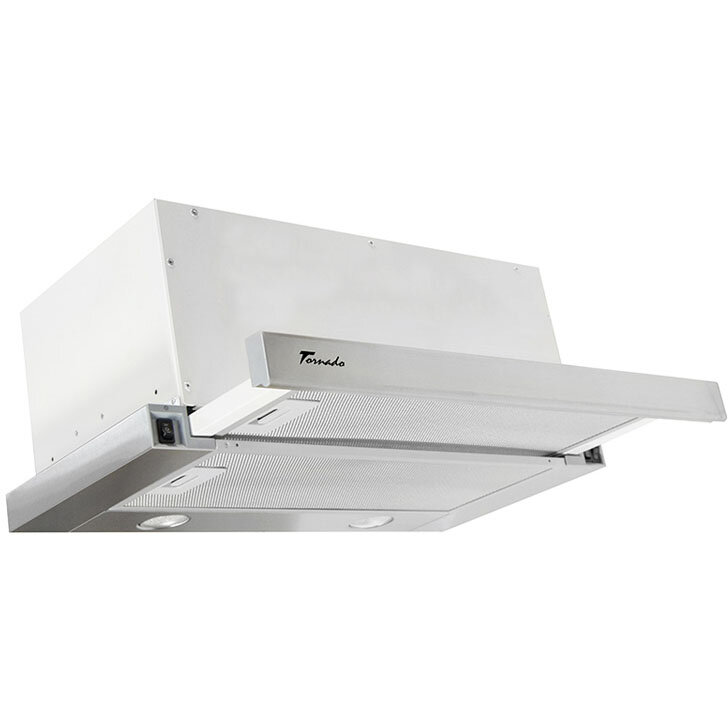 Hota telescopica incorporabila Storm 1200(60) LED 1 motor 3 viteze Inox