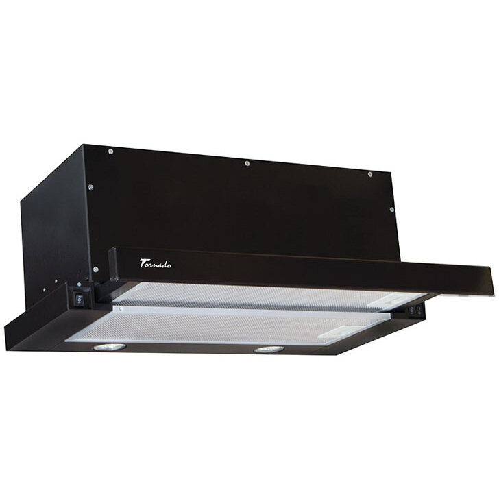 Hota telescopica incorporabila Storm 1200(60) LED 1 motor 3 viteze Negru