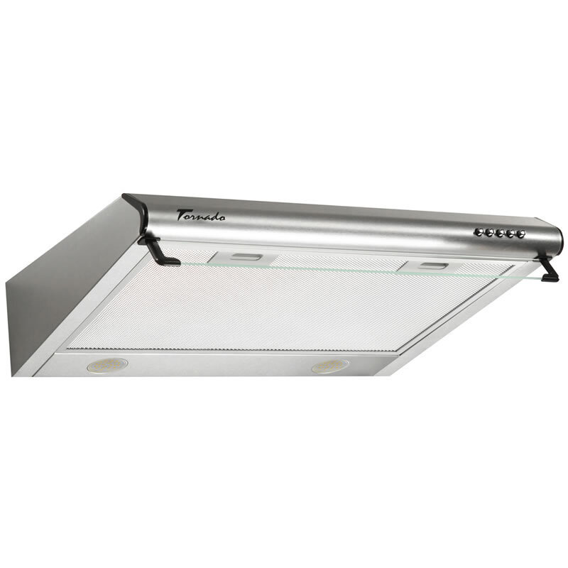 Hota traditionala Bona 20 (50) LED, 2 motoare, latime 50 cm, absorbtie 560 m3/ora, filtru anti-grasimi aluminiu 5 straturi, Inox