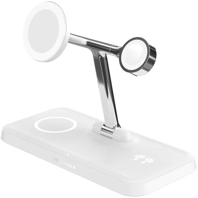 Hyper HyperJuice QI2 4 in 1 Charging Stand, White