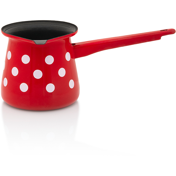 Ibric cafea 0.4l Tufne Metalac email/4cm/0.4l