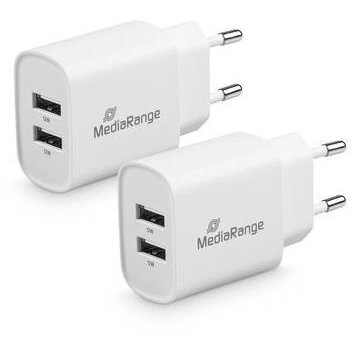 Incarcator 12W 2x USB-A, Alb