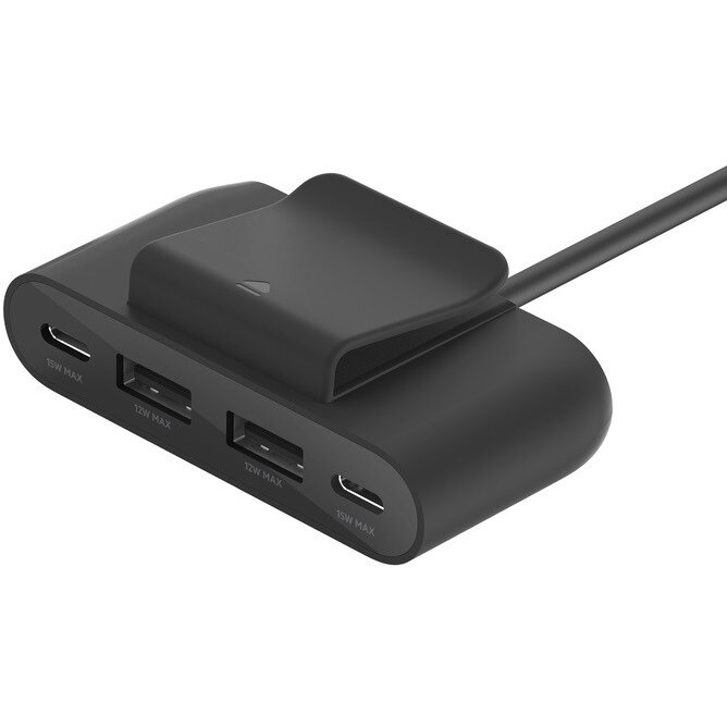 Incarcator 4 port USB Power Extend 2xUSB-C 2xA to 30W Blac