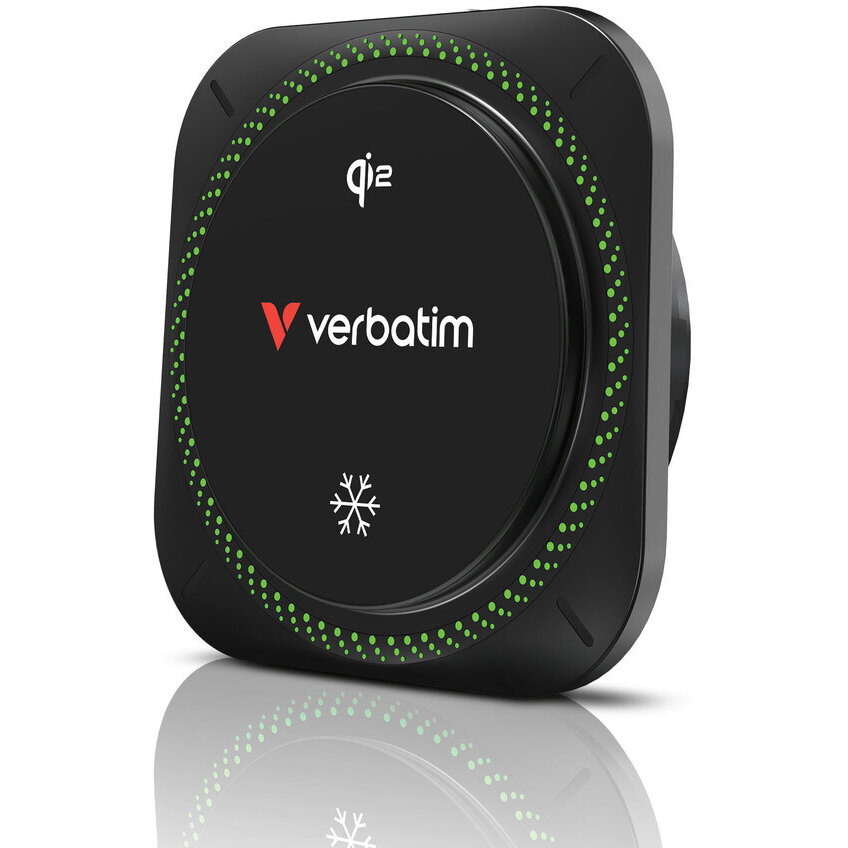 Incarcator auto magnetic wireless Verbatim CnD-01Qi2, RGB
