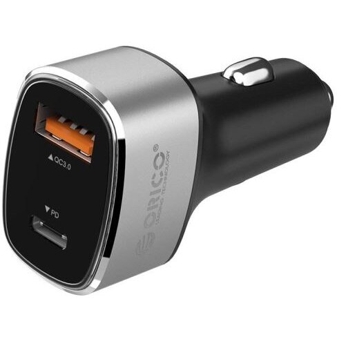 Incarcator auto UPL-2U QC 3.0 Grey