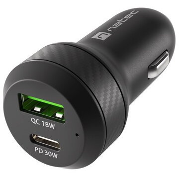 Incarcator   Car 1x USB 1x USB-C QC 3.0