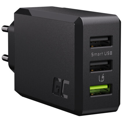 Incarcator Retea GC ChargeSource 3 3x USB 30W Negru