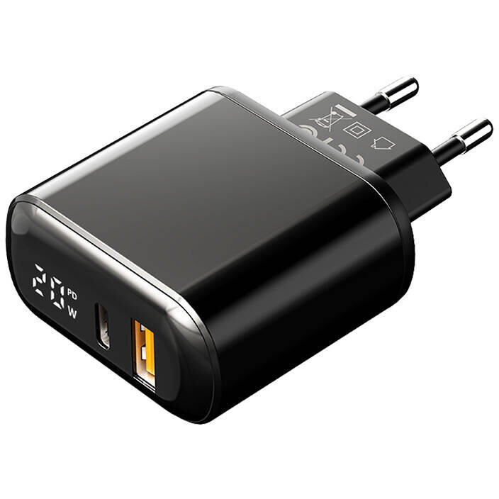 Incarcator GSM CH-7170 PD 20W 2xUSB + USB-C Negru